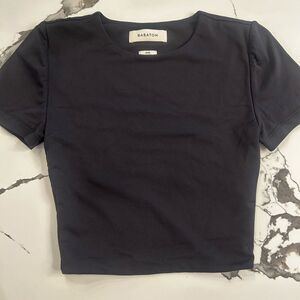 Aritzia Babaton Contour Crew Cropped T-shirt Size 2XS